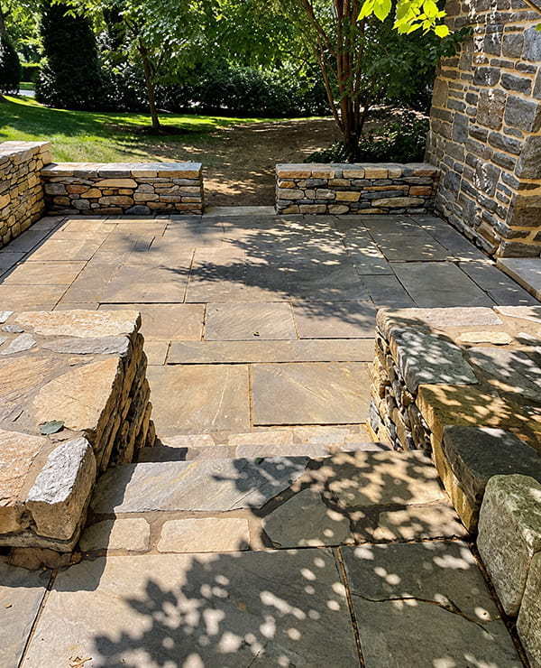 Professional hardscaping by BJK Masonry